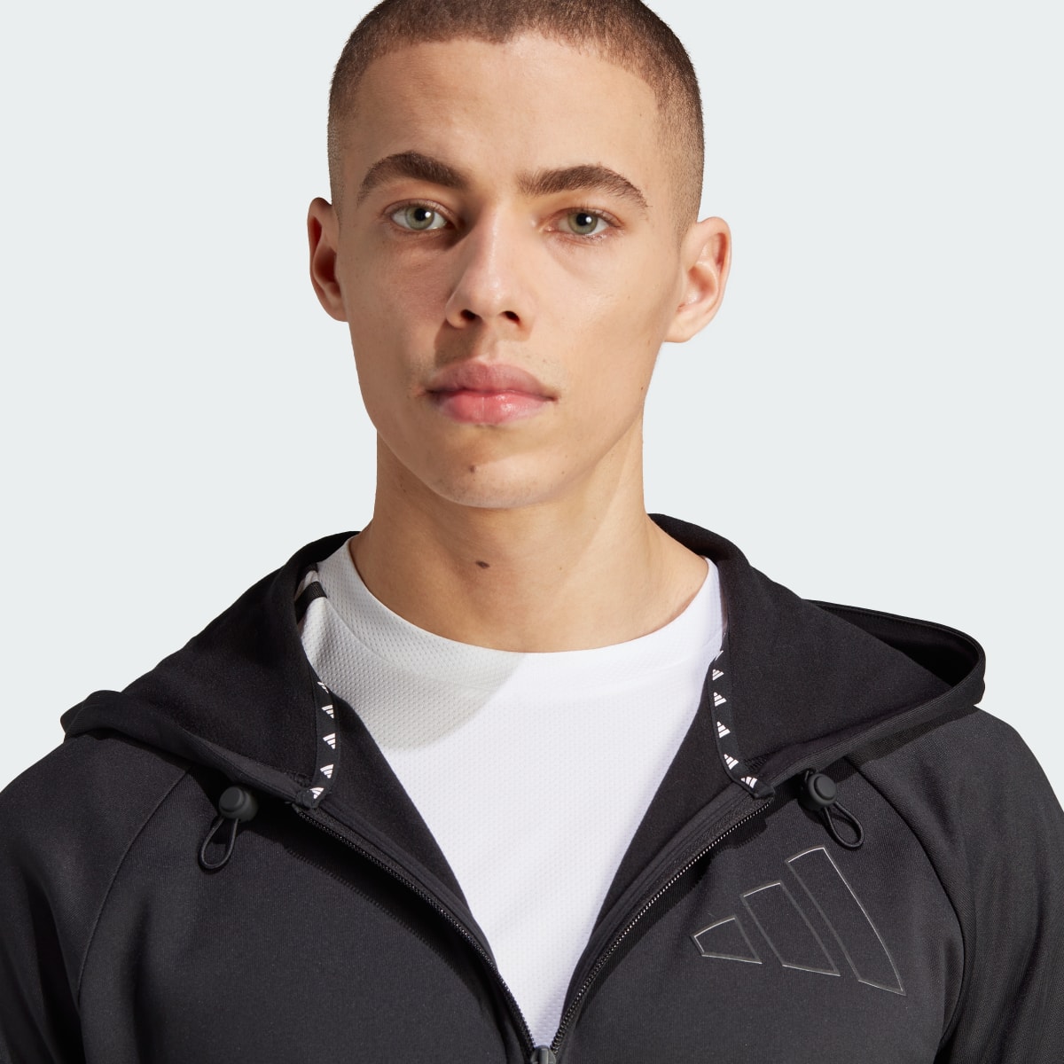 Adidas Game and Go Small Logo Training Full-Zip Hoodie. 8