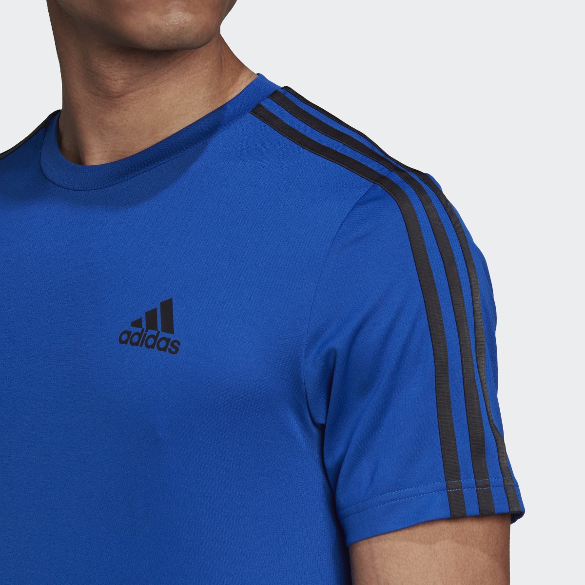 Adidas AEROREADY Designed To Move Sport 3-Stripes Tee. 6