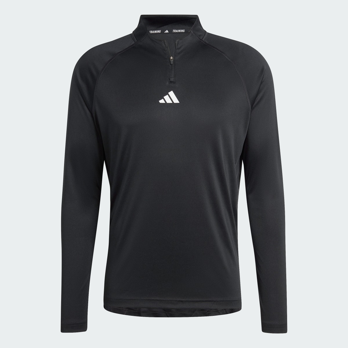Adidas Gym Heat Quarter-Zip Long Sleeve Tee. 5