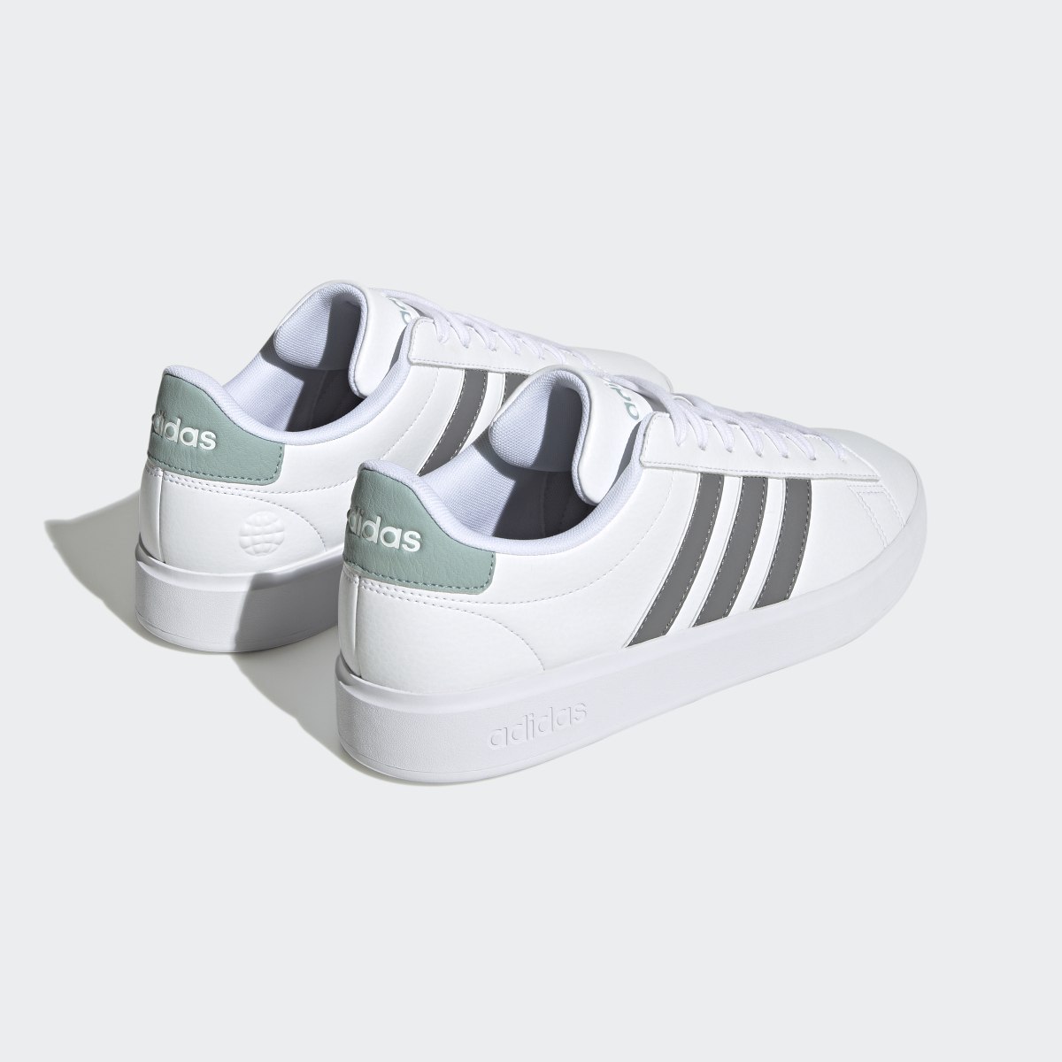 Adidas Grand Court Cloudfoam Lifestyle Court Comfort Superstar Shoes. 6