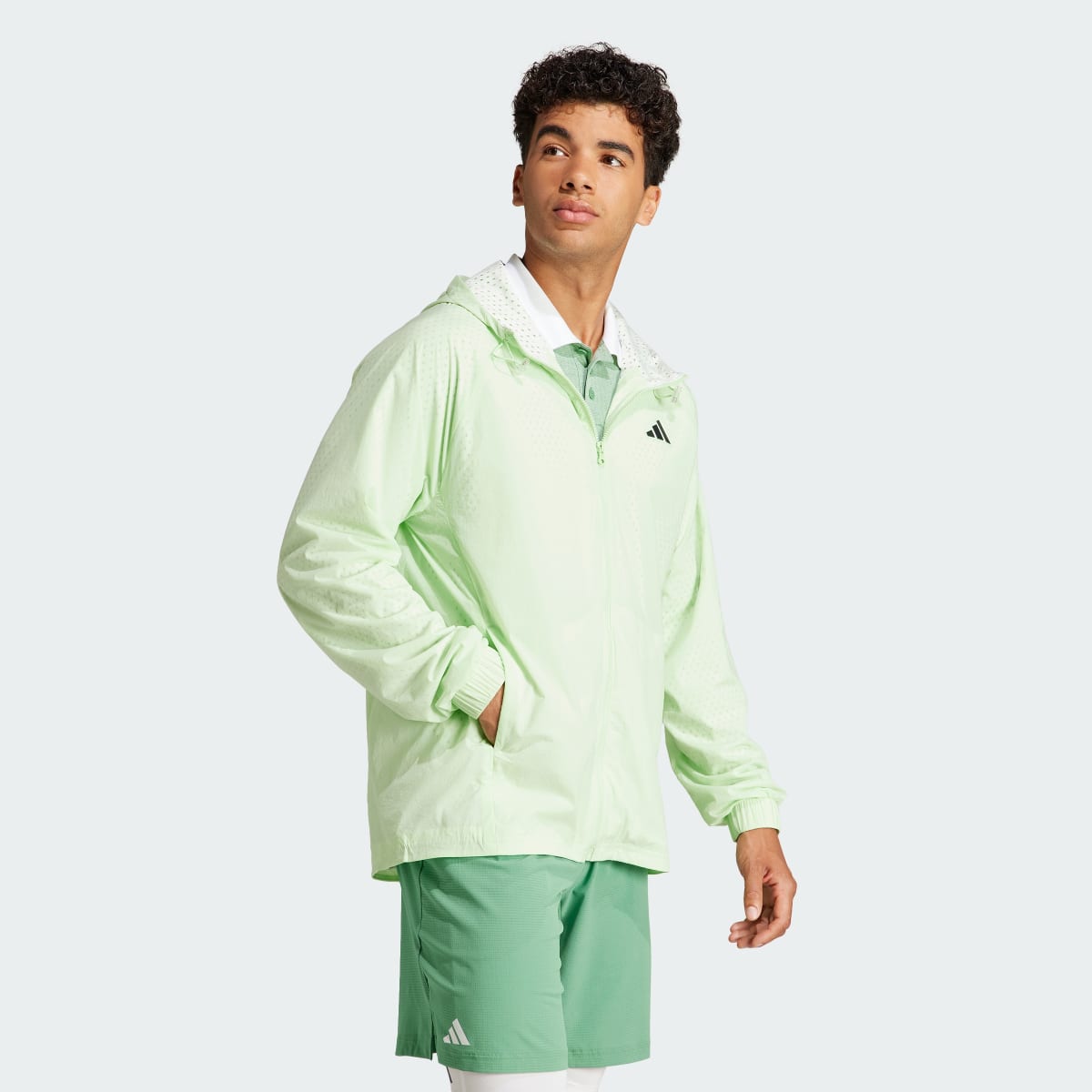 Adidas Chaqueta Tennis Pro Semi-Transparent. 4