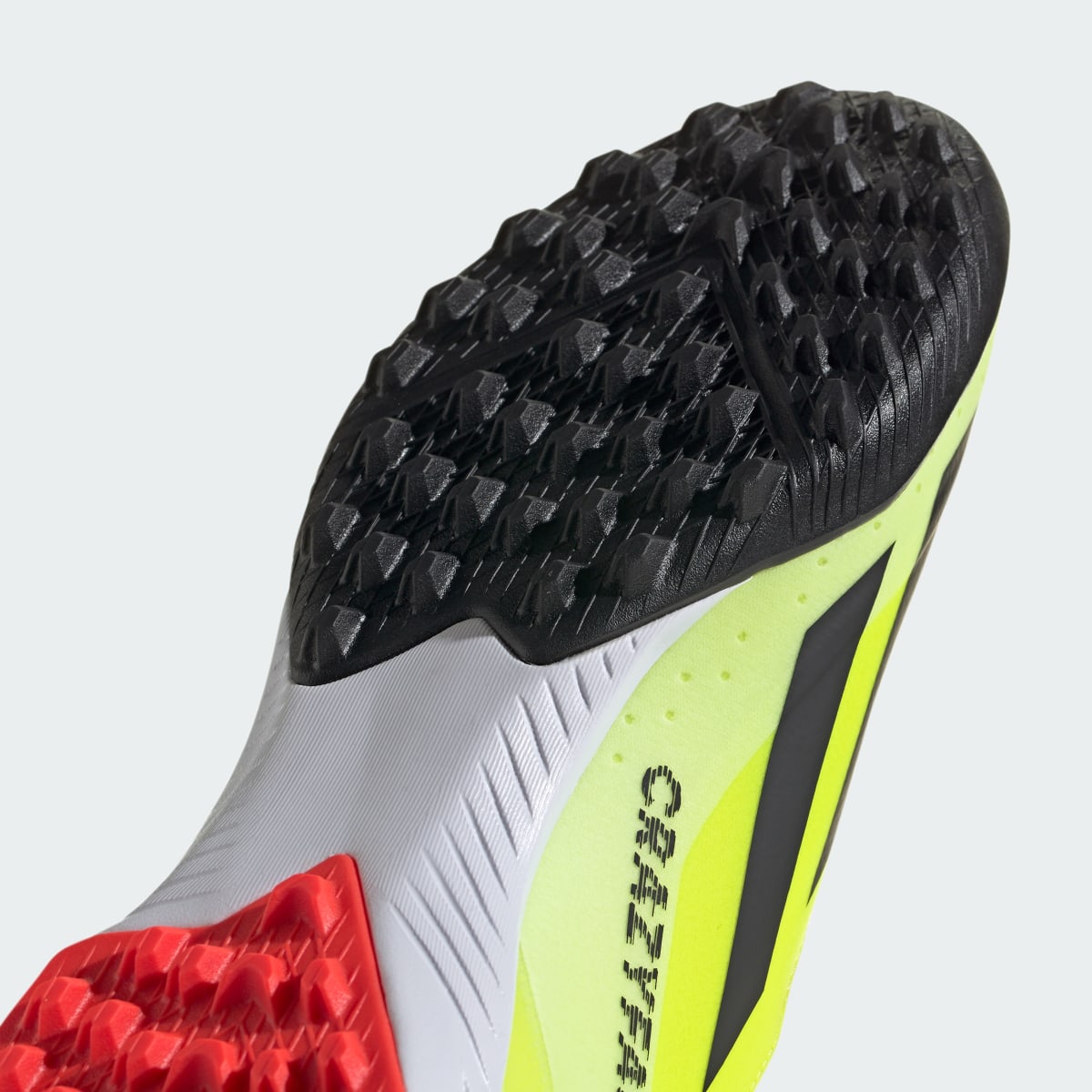 Adidas Zapatilla de fútbol X Crazyfast League Laceless moqueta. 10