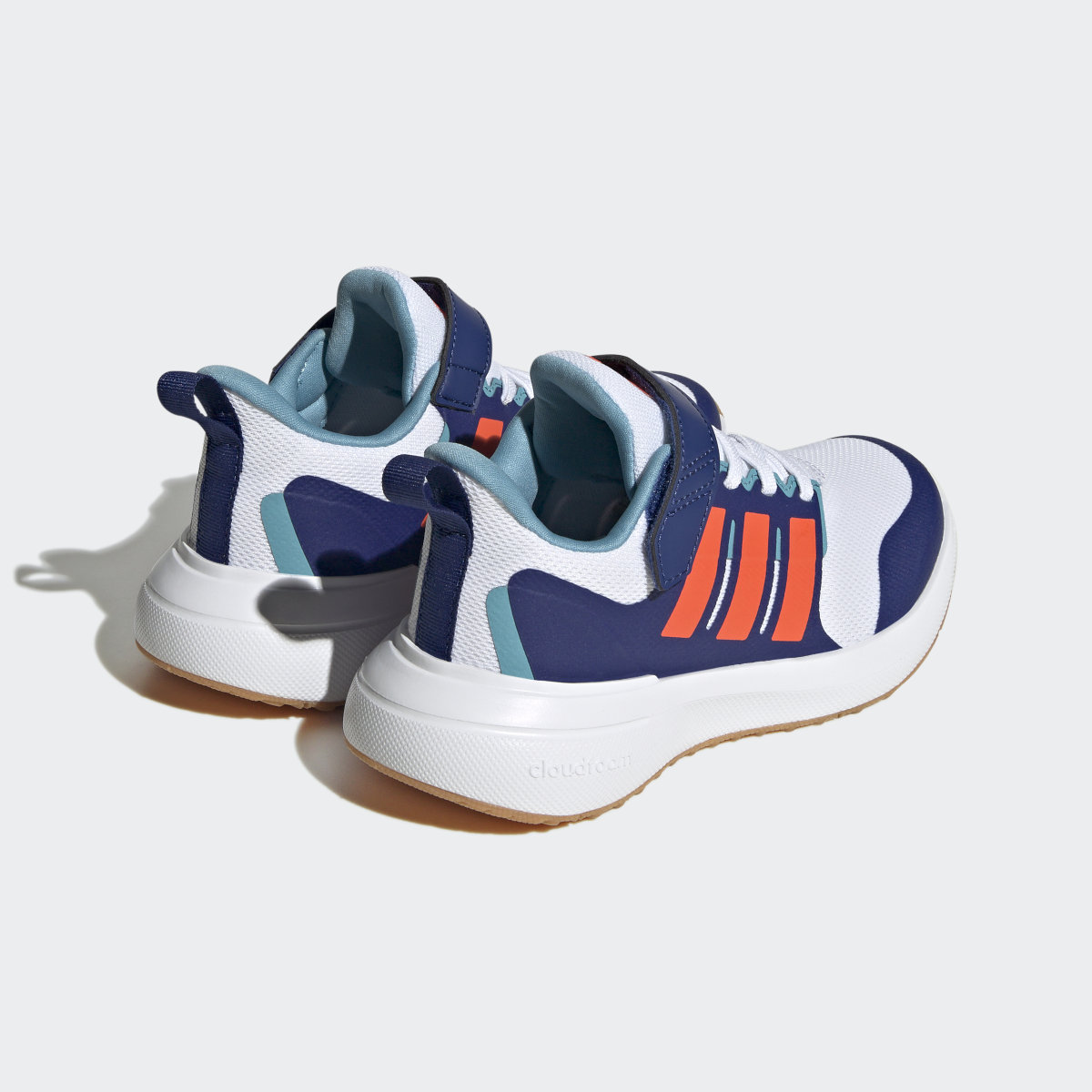 Adidas Chaussure à lacets élastiques et scratch FortaRun 2.0 Cloudfoam. 6