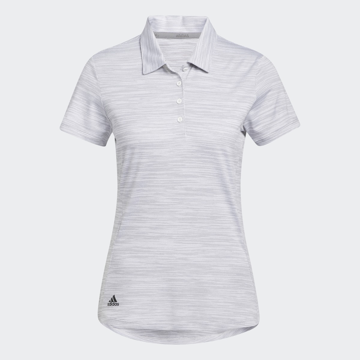 Adidas Space-Dyed Short Sleeve Polo Shirt. 5