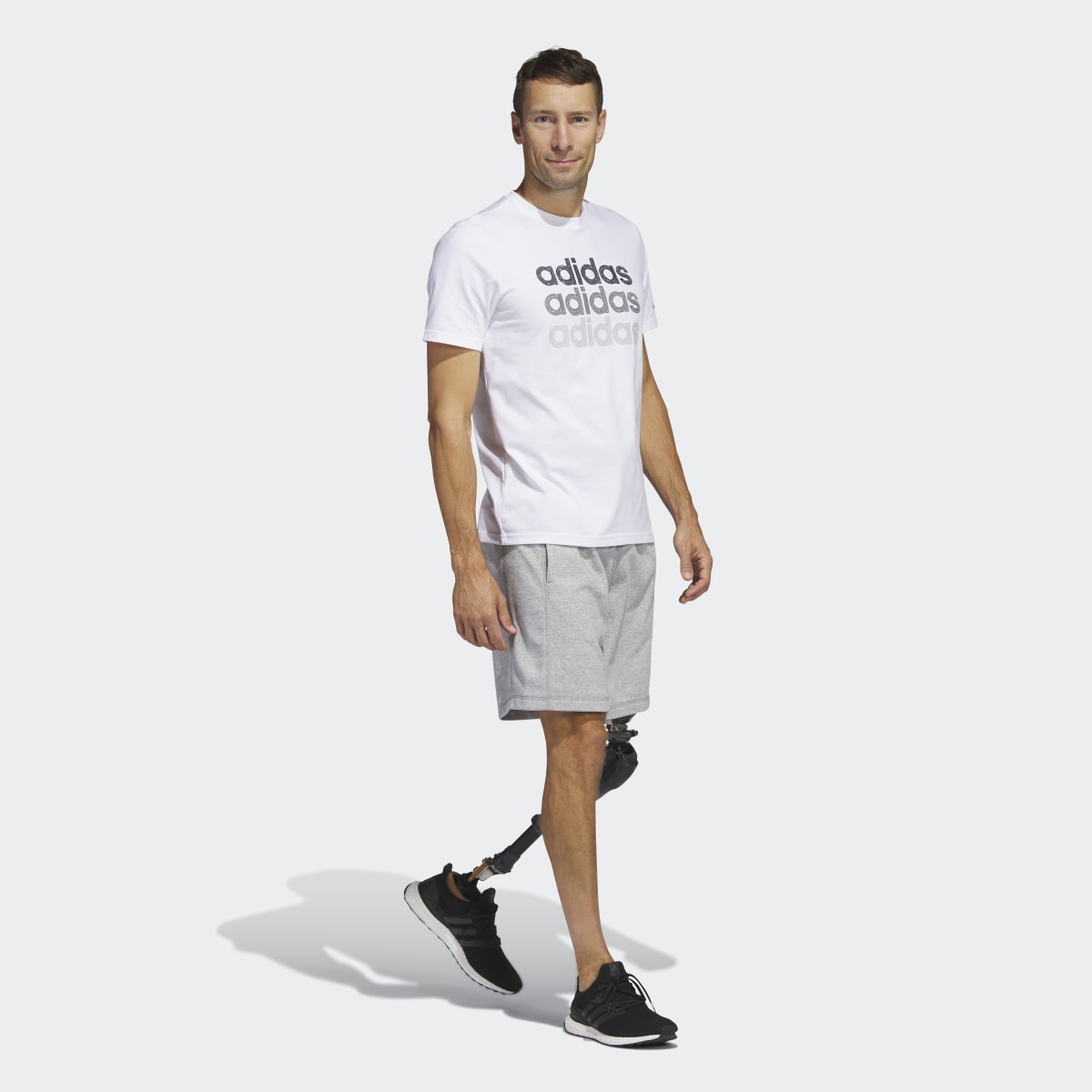 Adidas Multi Linear Sportswear Graphic Tee (Short Sleeve). 3