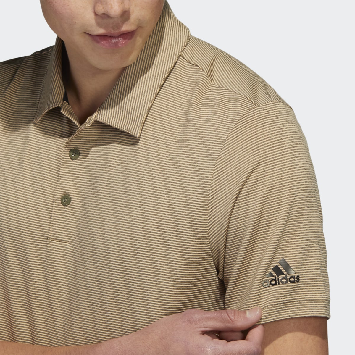 Adidas Ottoman Stripe Polo Shirt. 6