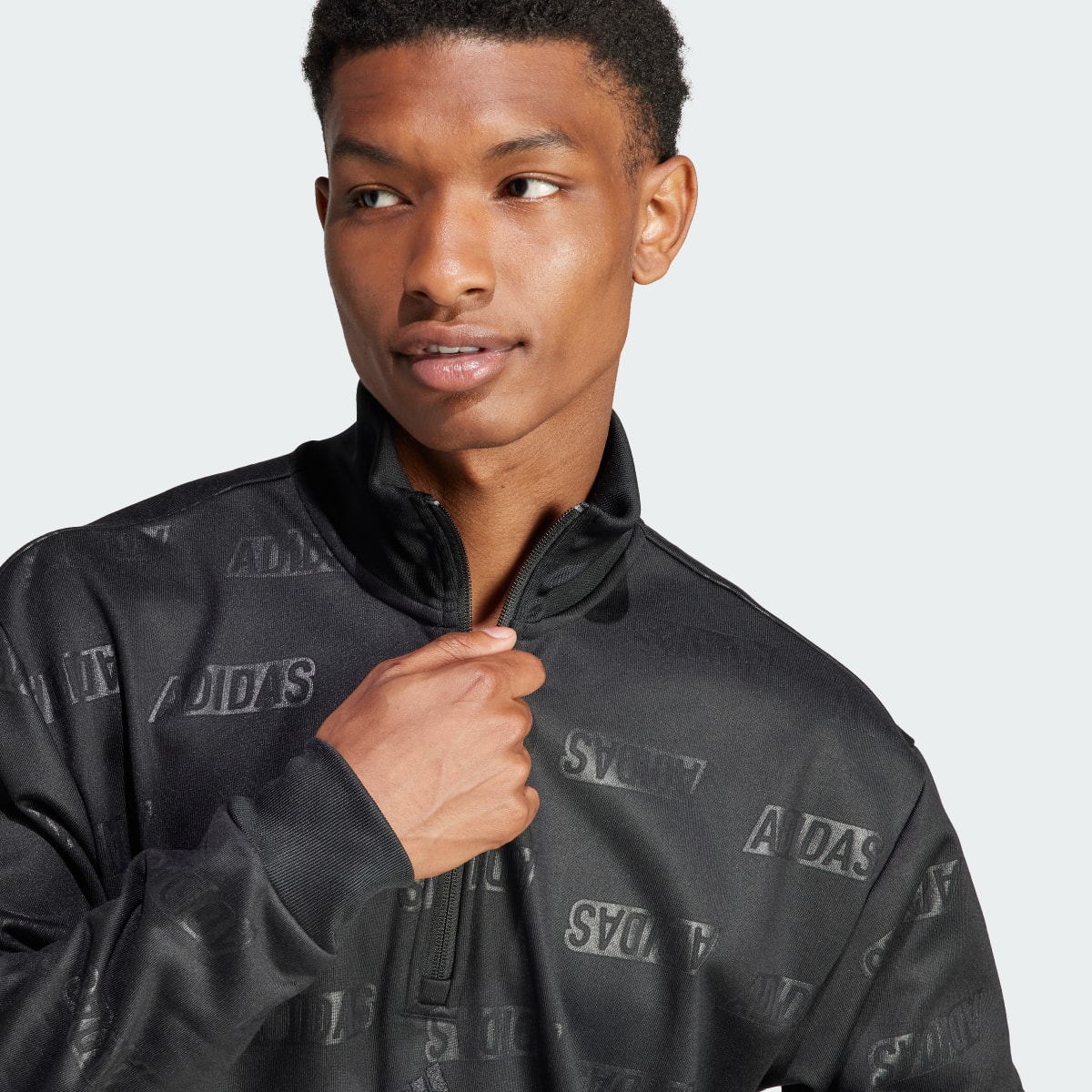 Adidas Felpa Embossed Quarter-Zip. 6