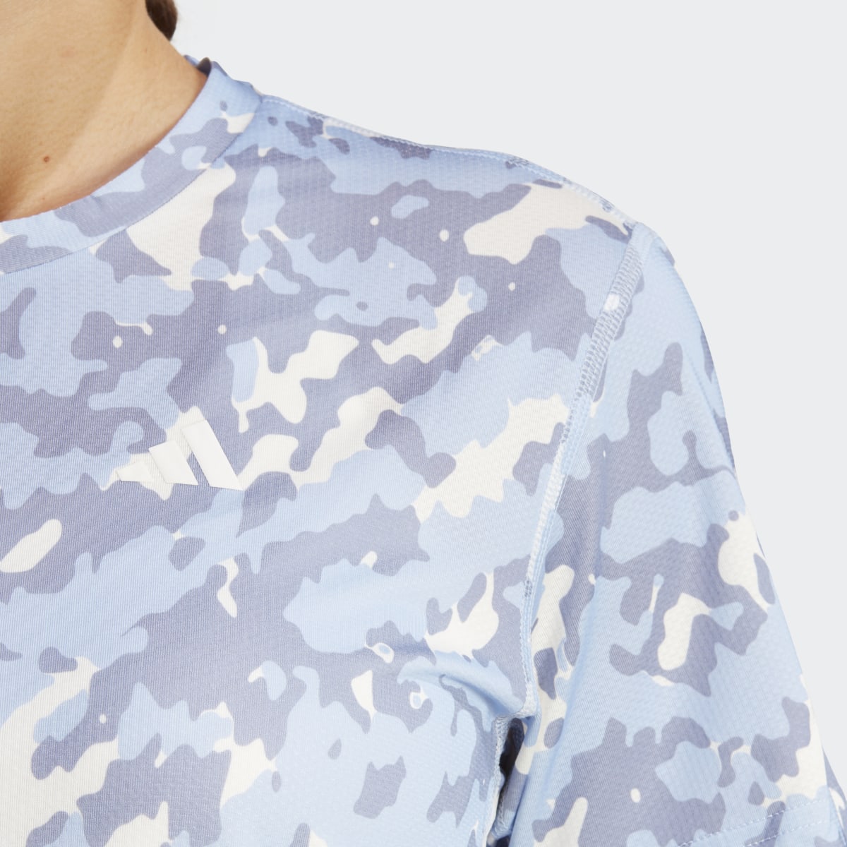 Adidas Own the Run Camo Running T-Shirt. 6