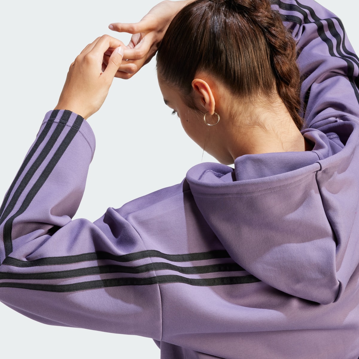 Adidas Future Icons 3-Streifen Hoodie. 4