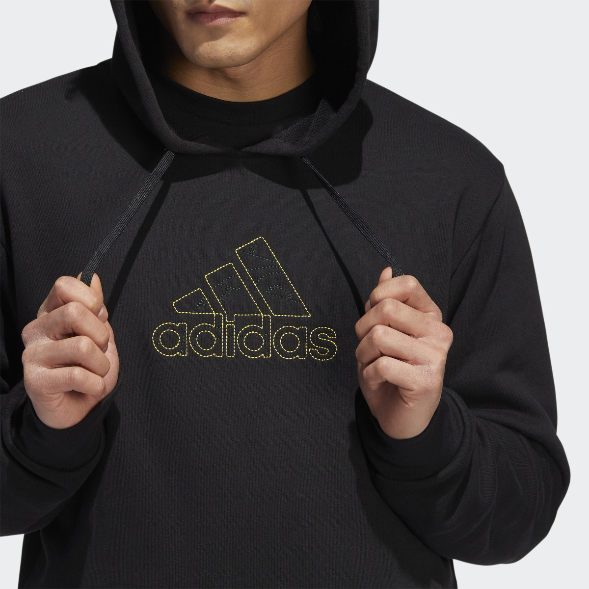 Adidas Embroidery Graphic Hoodie. 6