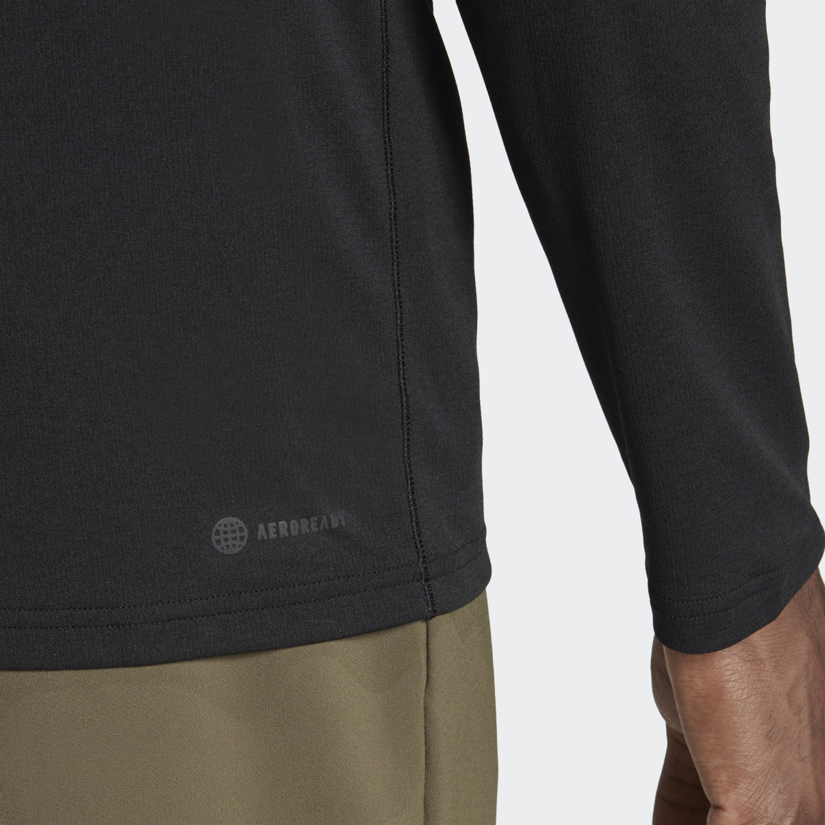 Adidas Train Essentials Seasonal Training 1/4-Zip Long Sleeve Tee. 7