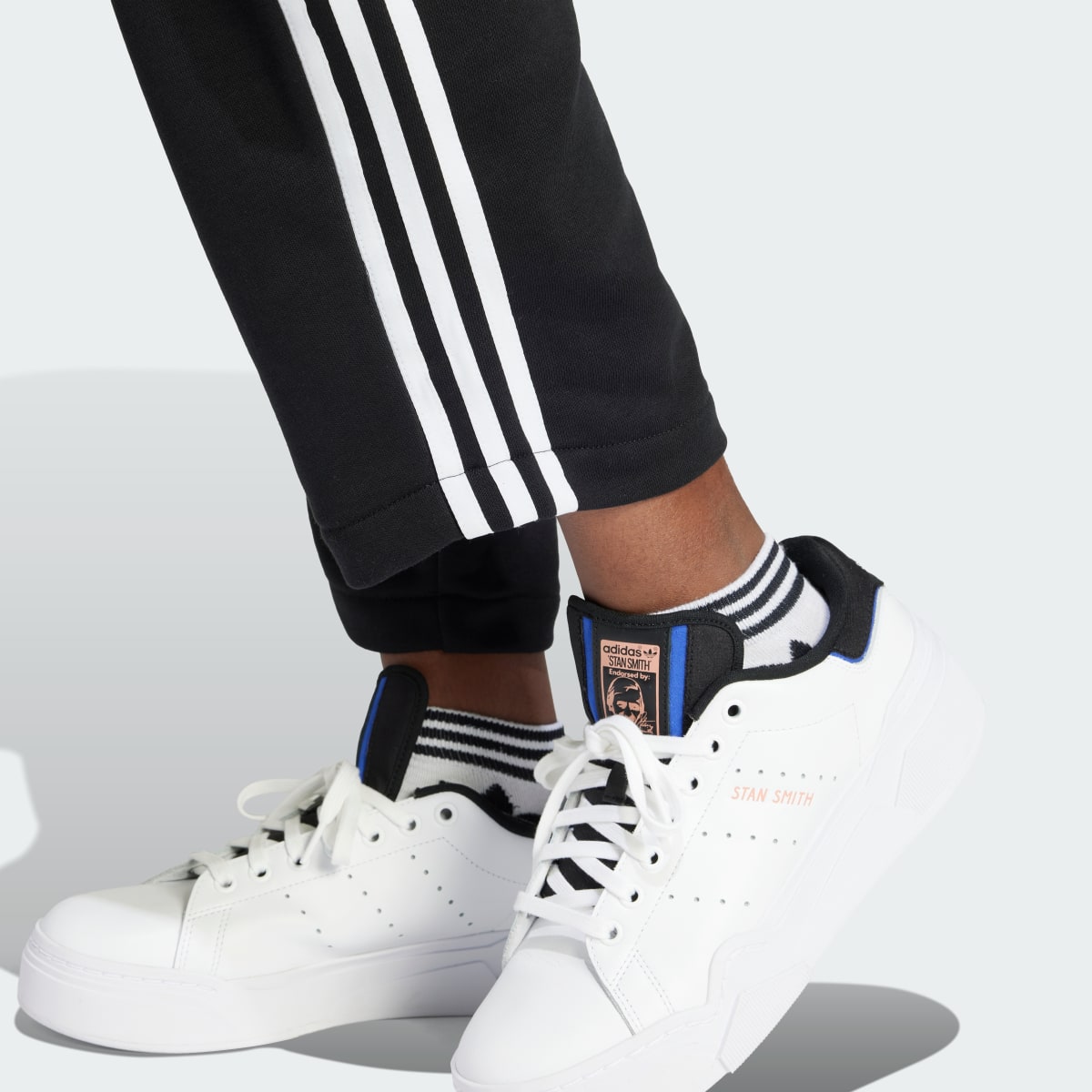 Adidas 3-Stripes Open Hem Loose Joggers. 6