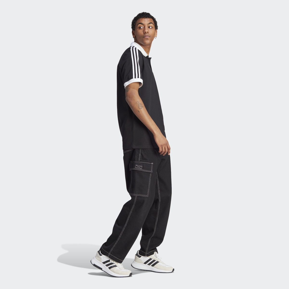 Adidas Adicolor Classics 3-Stripes Polo Shirt. 4