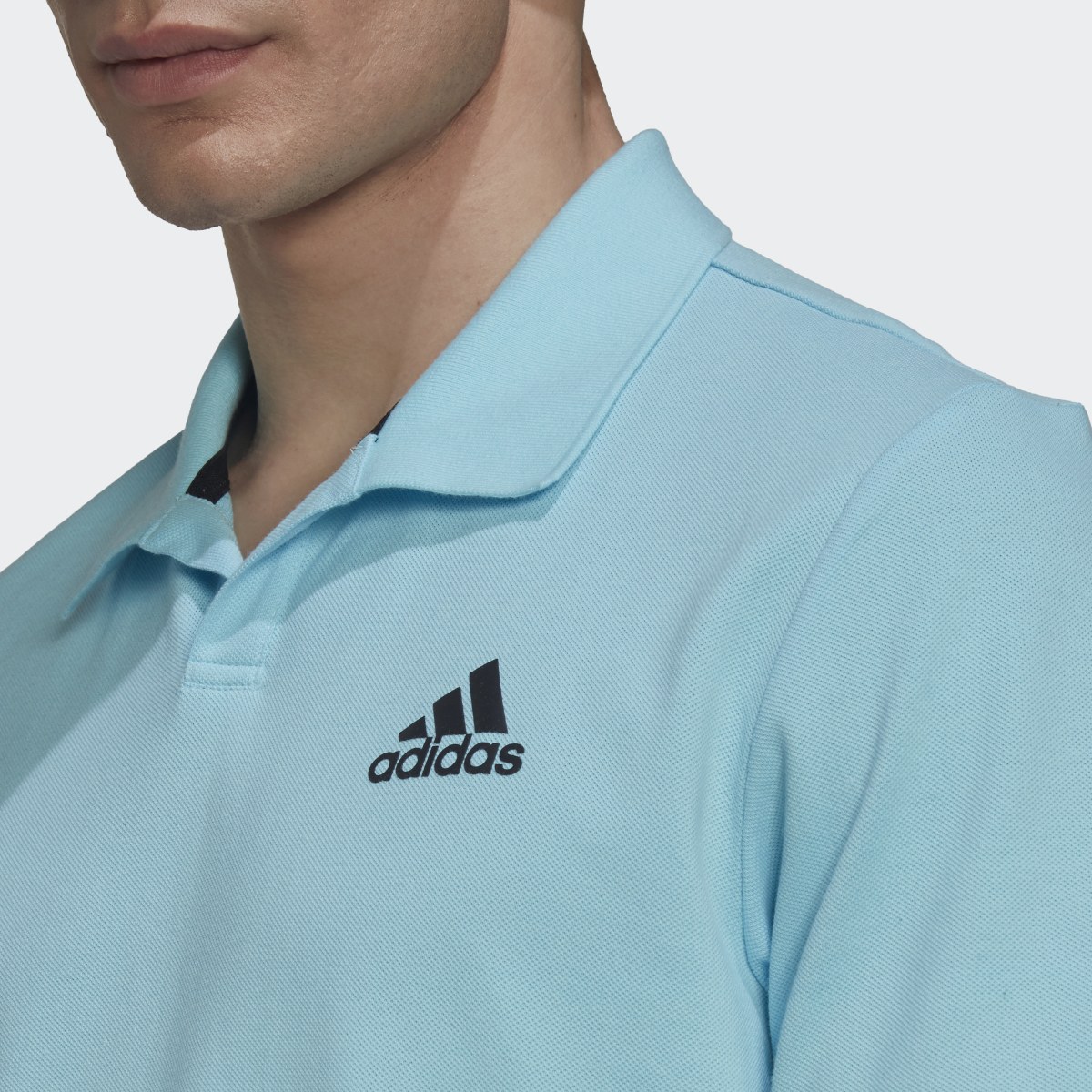 Adidas Clubhouse 3-Bar Tennis Polo Shirt. 6