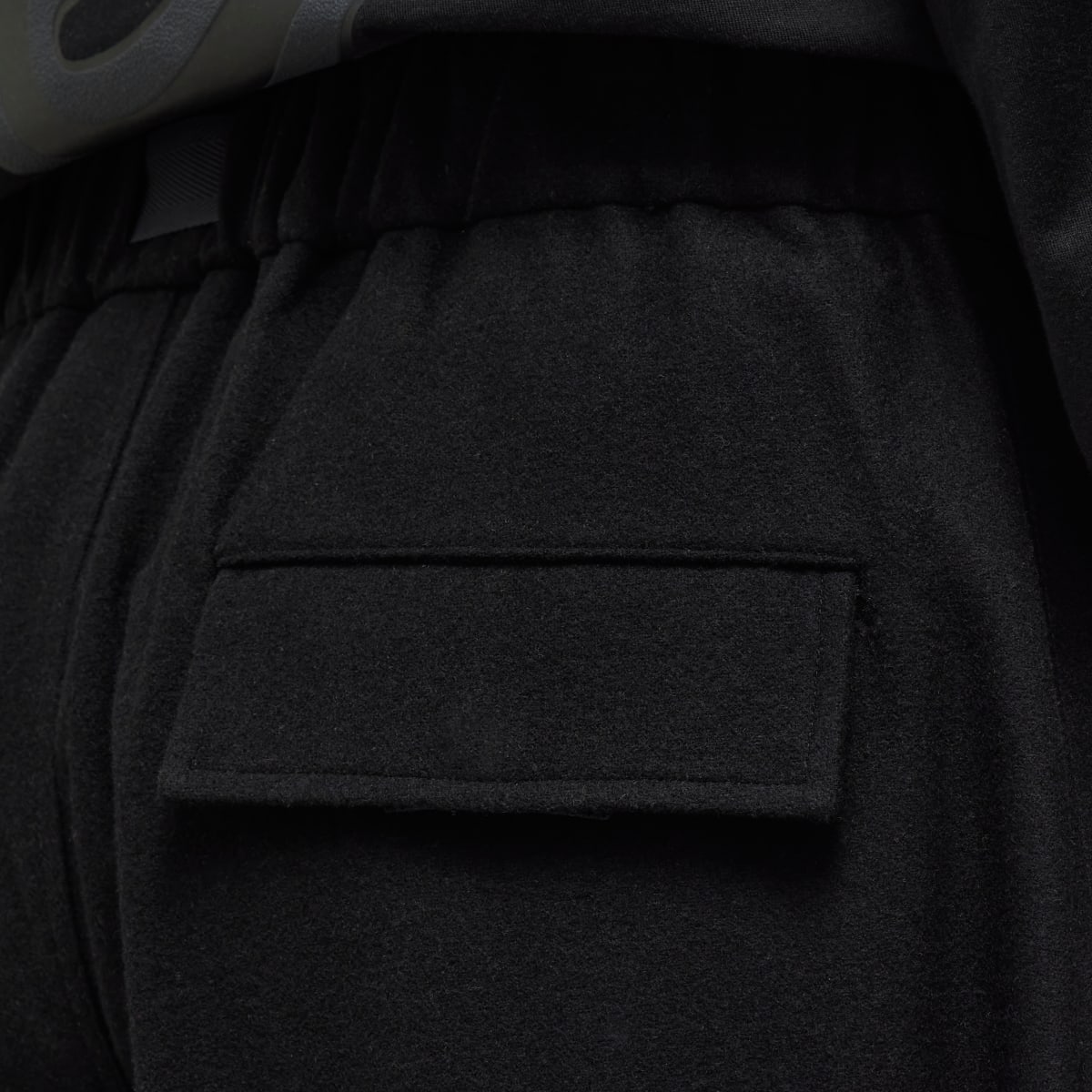 Adidas Y-3 Wool Flannel Wide Cargo Pants. 7