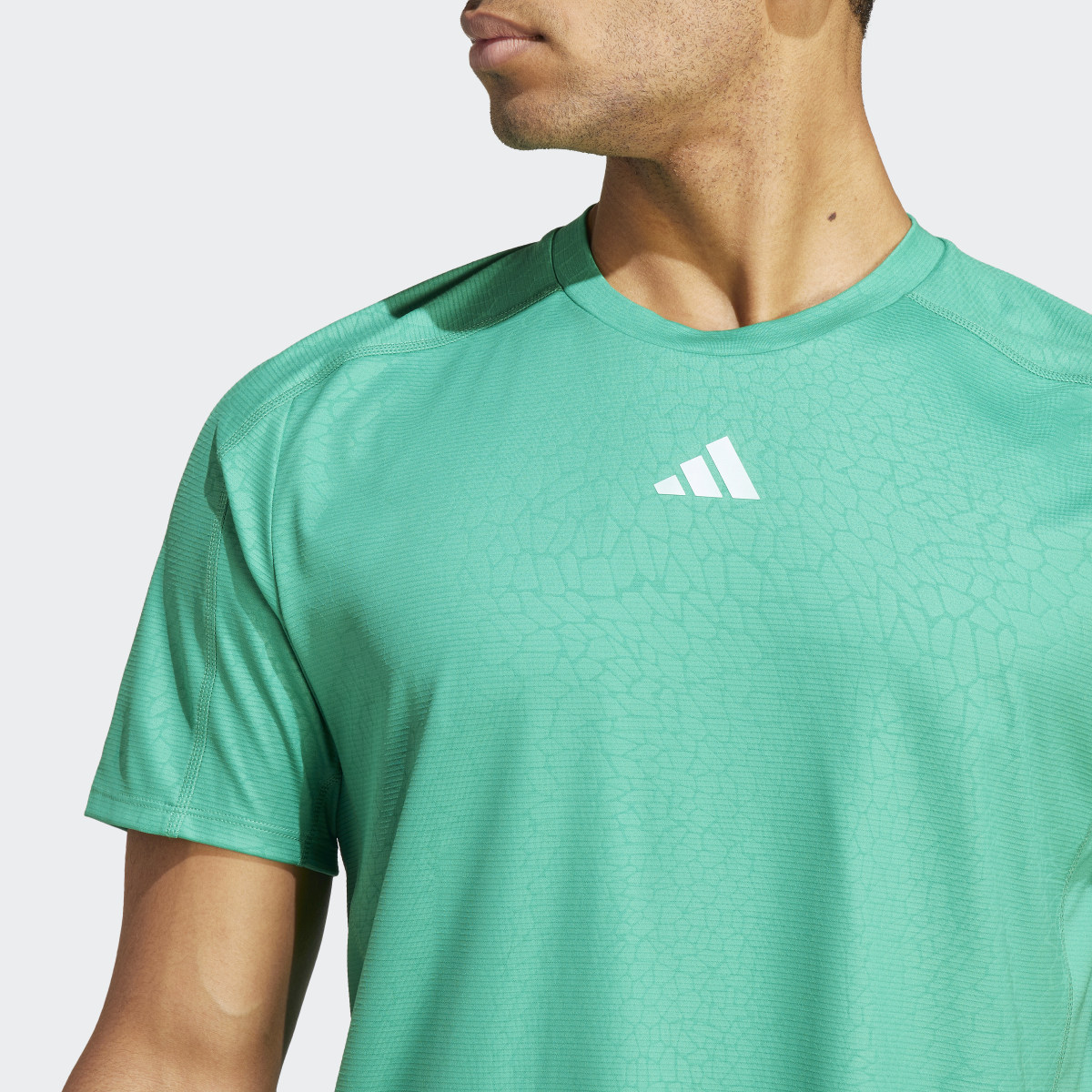 Adidas Workout PU Print Tee. 6