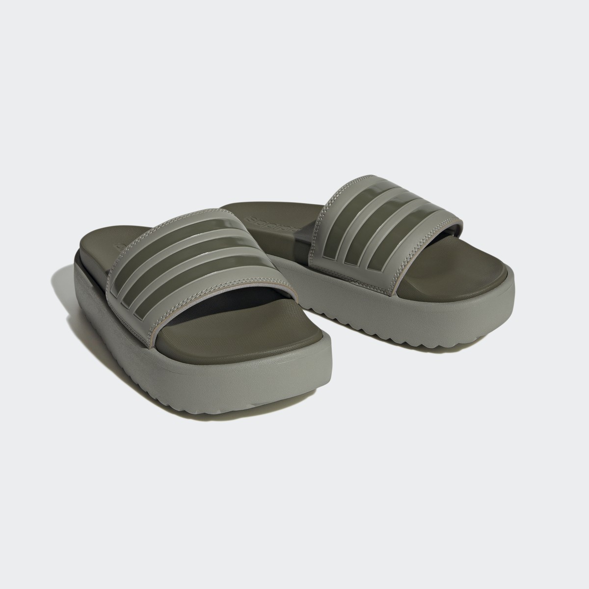 Adidas Adilette Platform Slides. 5