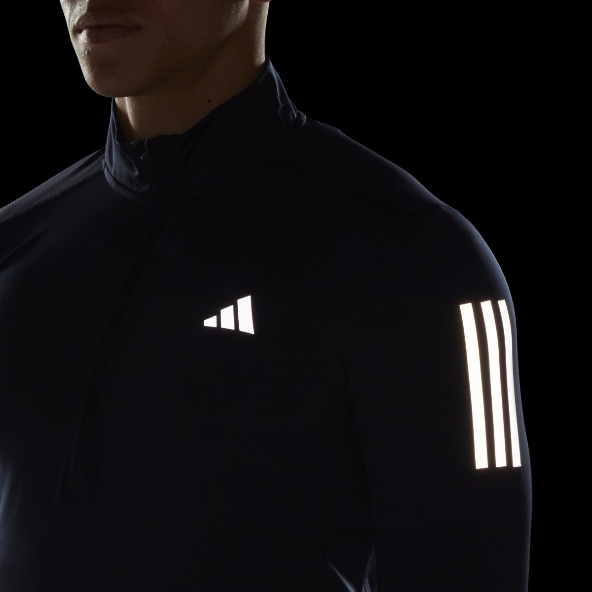 Adidas Own the Run 1/4 Zip Long Sleeve Sweatshirt. 7