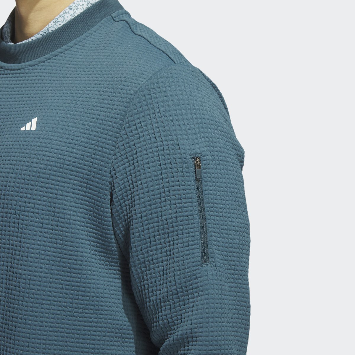 Adidas Ultimate365 Tour COLD.RDY Crewneck Pullover. 6