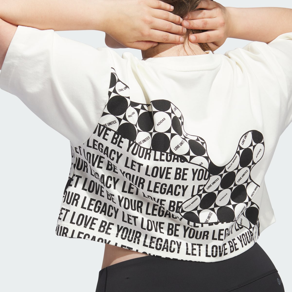 Adidas Pride Cropped Graphic Tee (Plus Size). 7