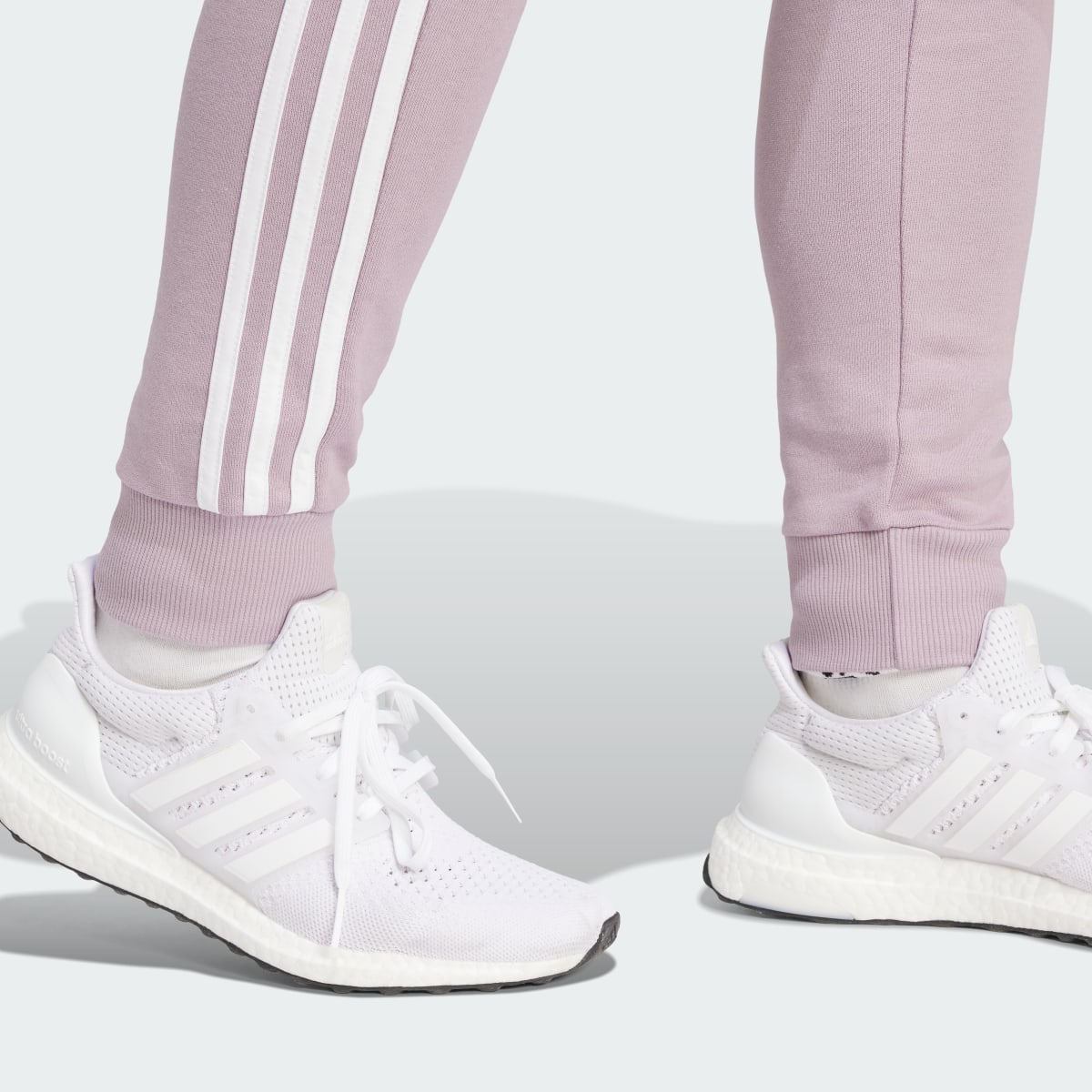 Adidas Essentials 3-Stripes French Terry Cuffed Pants. 6