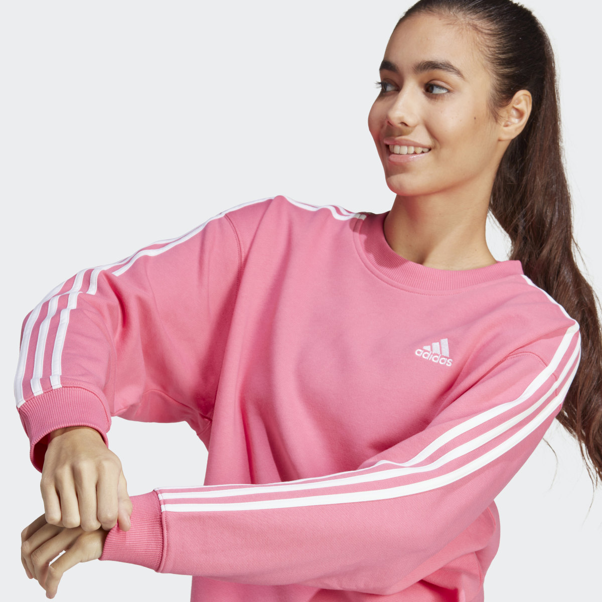 Adidas Essentials 3-Stripes Sweatshirt. 7