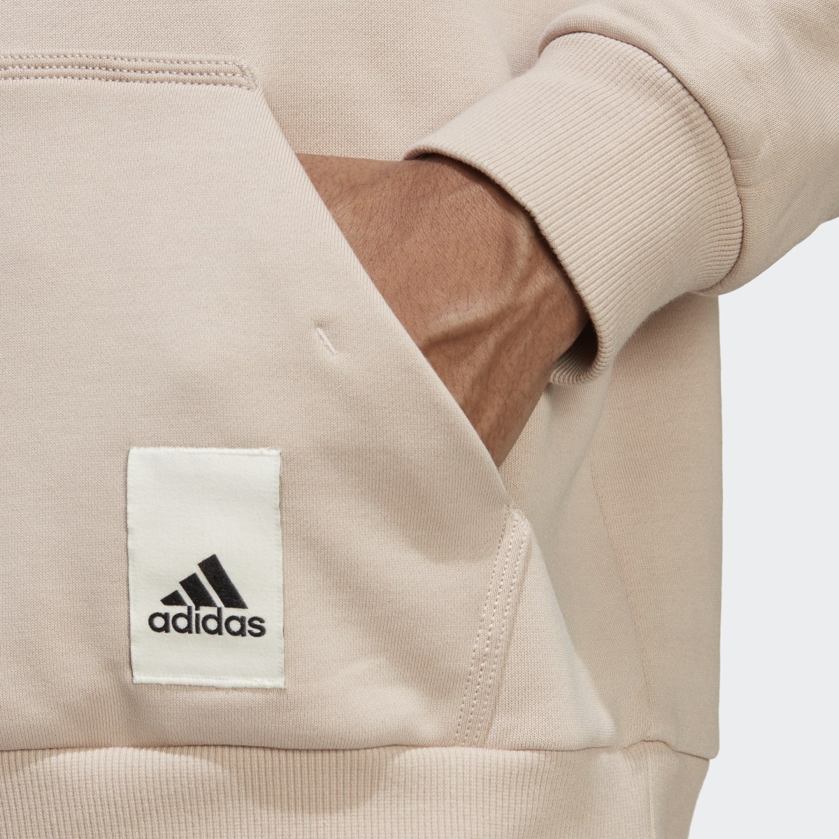 Adidas Lounge Fleece Hoodie. 6