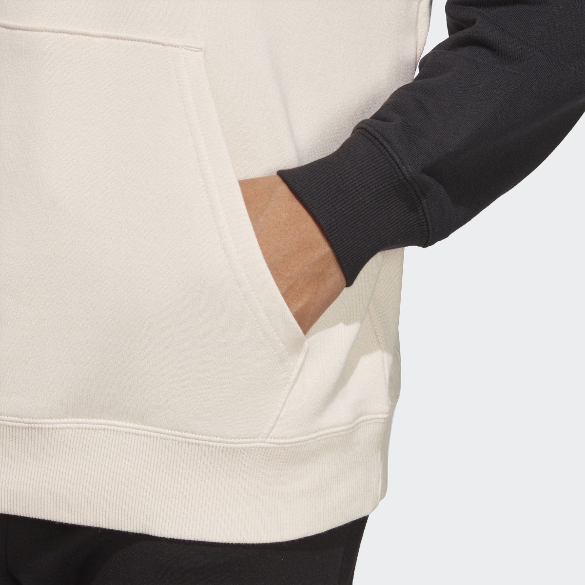 Adidas Sweat-shirt à capuche en molleton oversize à grand logo Essentials. 7