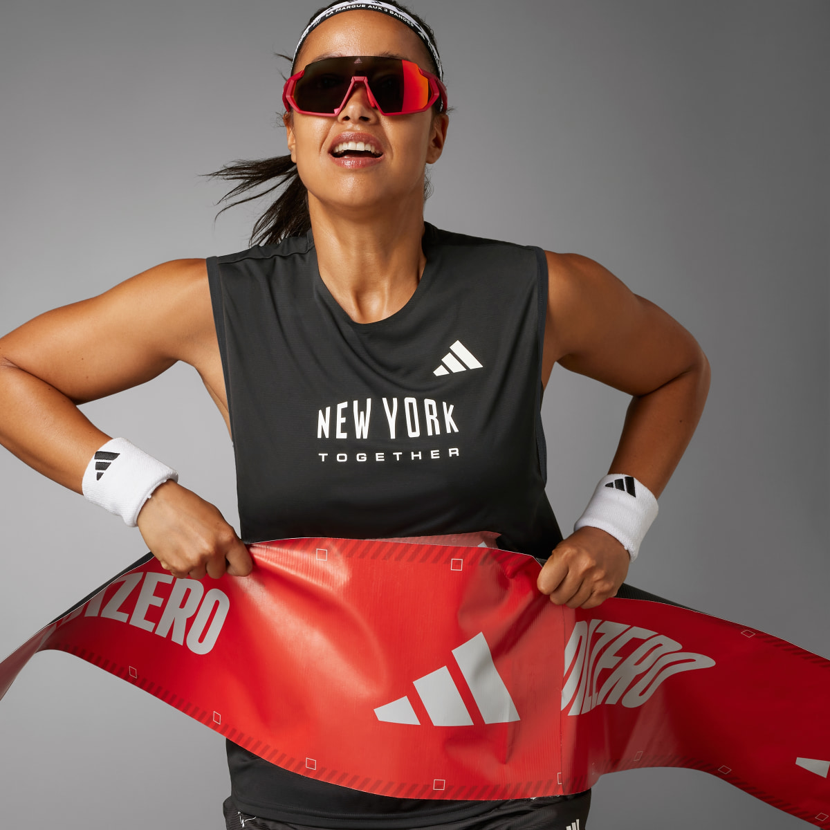 Adidas NYC Running Singlet (Gender Neutral). 10