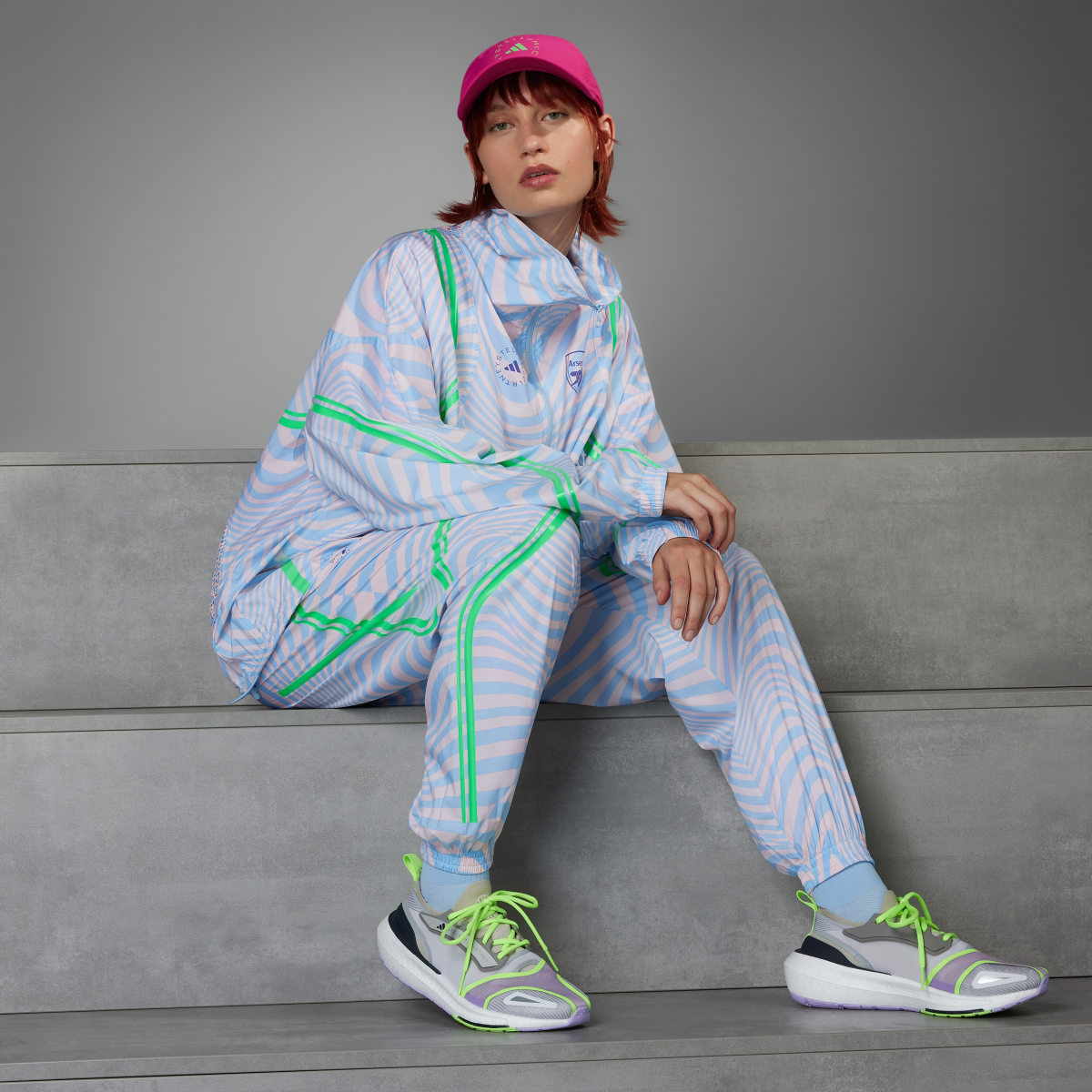 Adidas Arsenal x adidas by Stella McCartney Woven Tracksuit Bottoms. 6