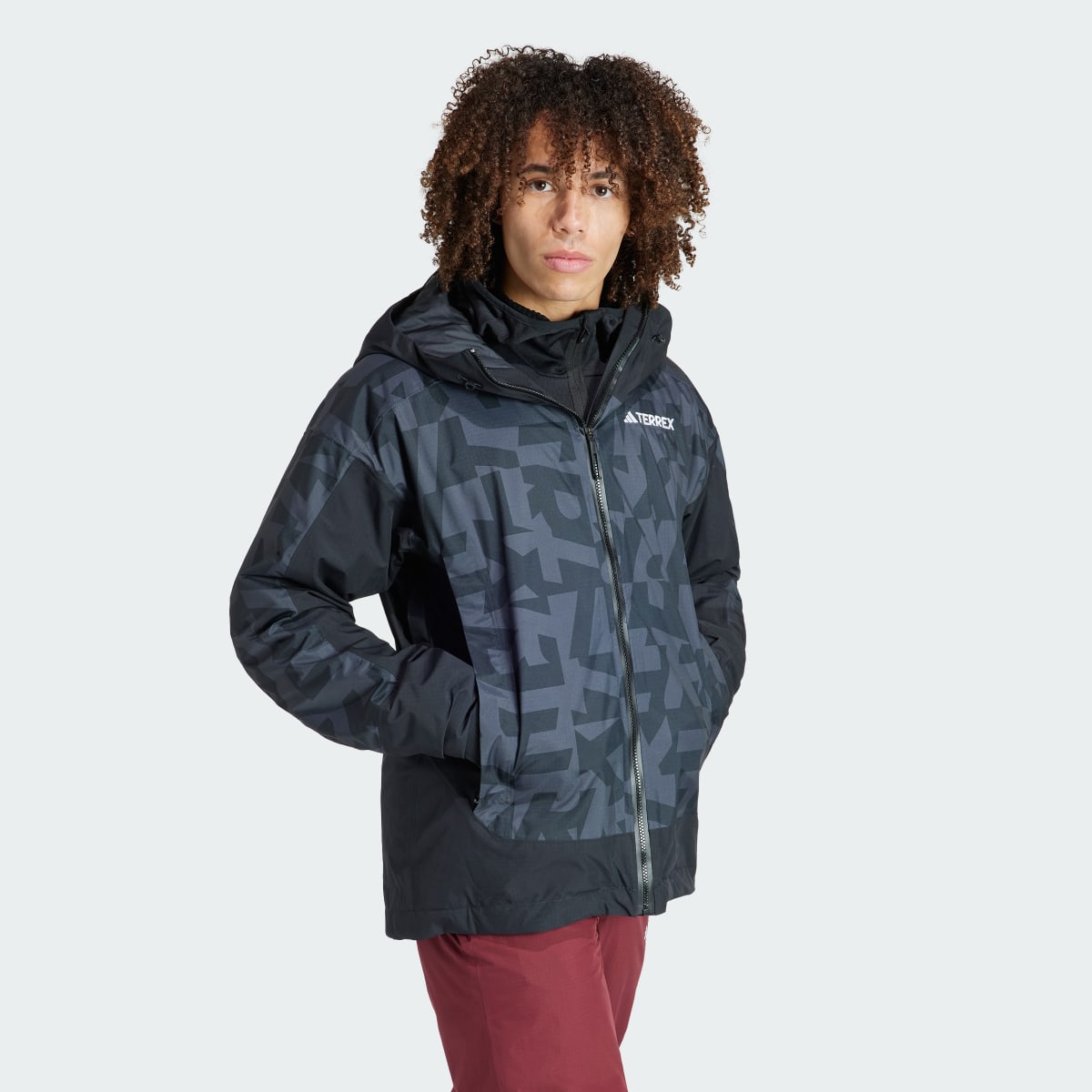 Adidas Terrex Xperior 2L Insulated RAIN.RDY Graphic Jacket. 4