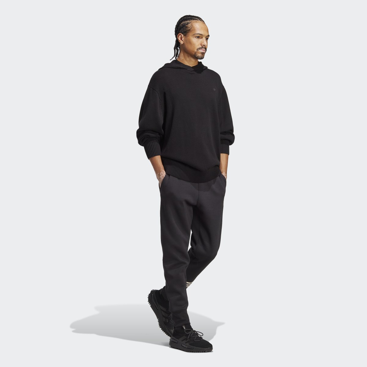 Adidas Premium Essentials Knit Hoodie. 4