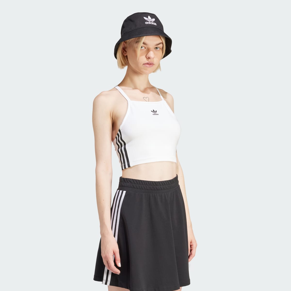 Adidas Adicolor 3-Stripes Crop Top. 3