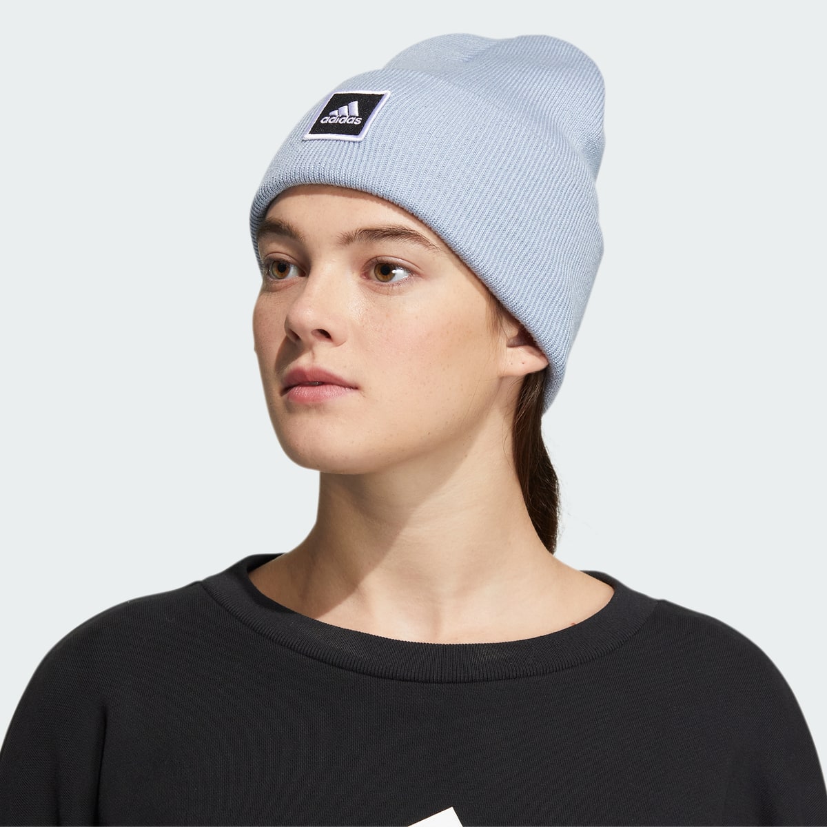 Adidas Wide-Cuff Fold Beanie. 4