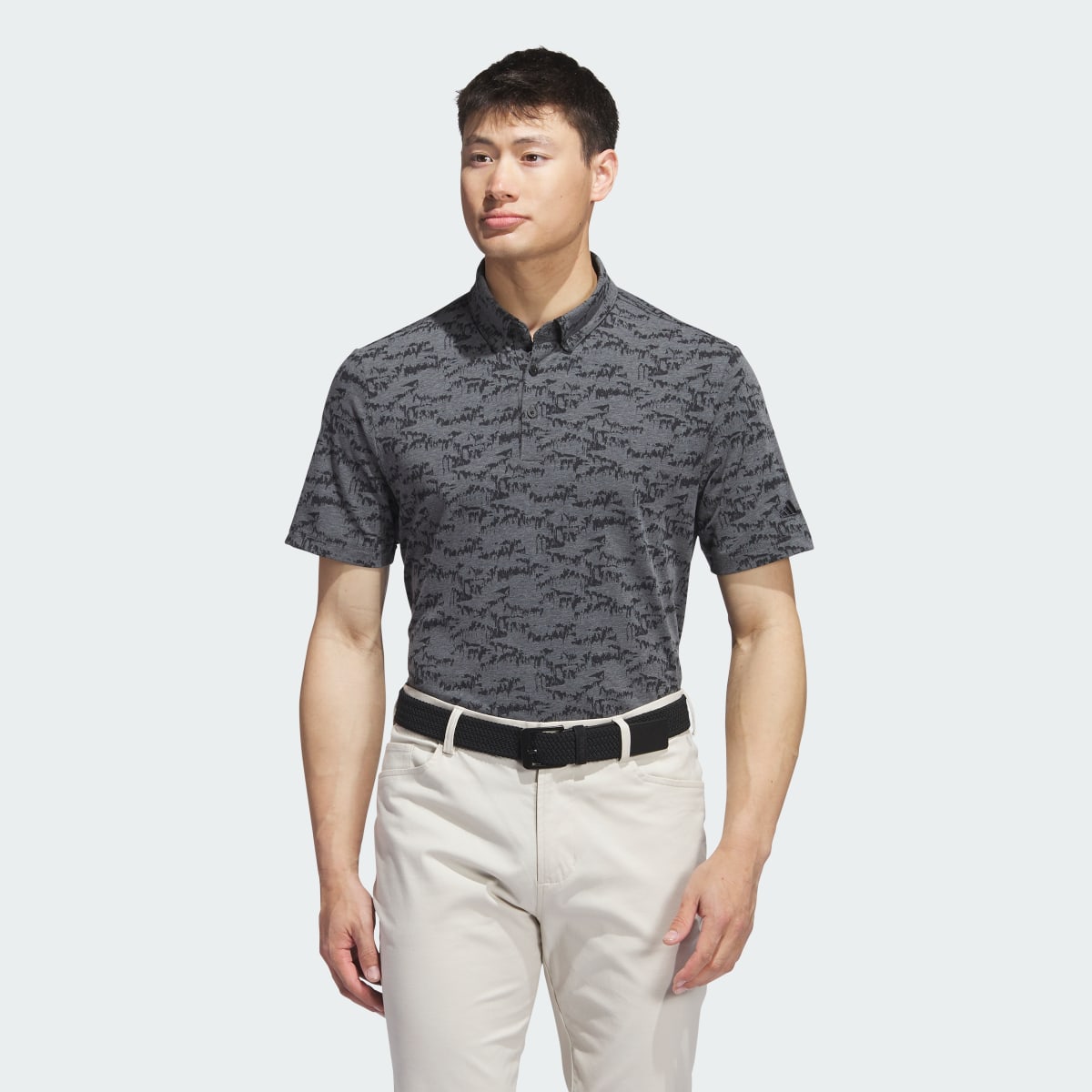 Adidas Go-To Printed Golf Polo Shirt. 5