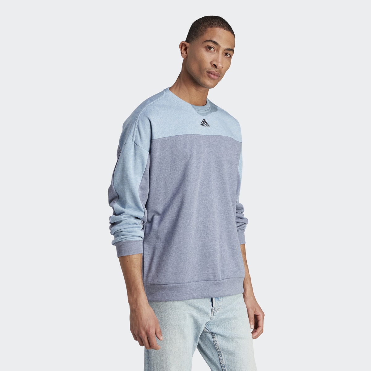 Adidas Mélange Crew Sweatshirt. 4