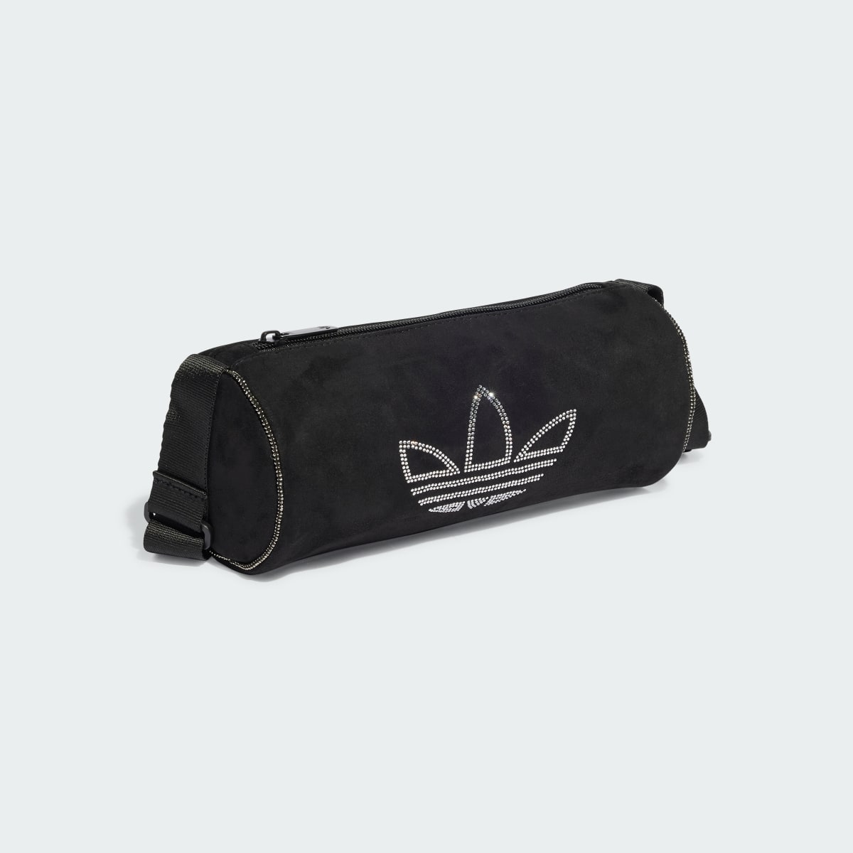 Adidas Rhinestones Fake Suede Mini Duffel Bag. 4