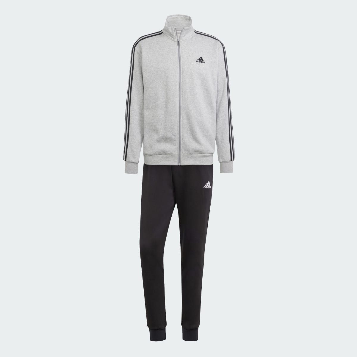 Adidas Basic 3-Stripes Fleece Track Suit. 5