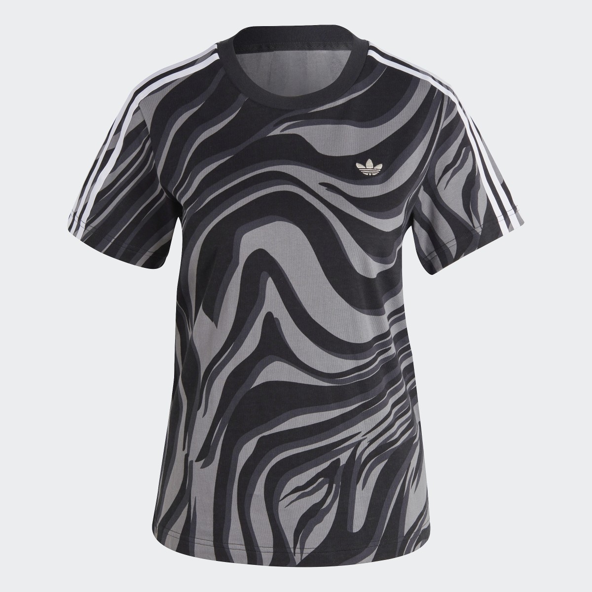 Adidas Abstract Allover Animal Print Tee. 5