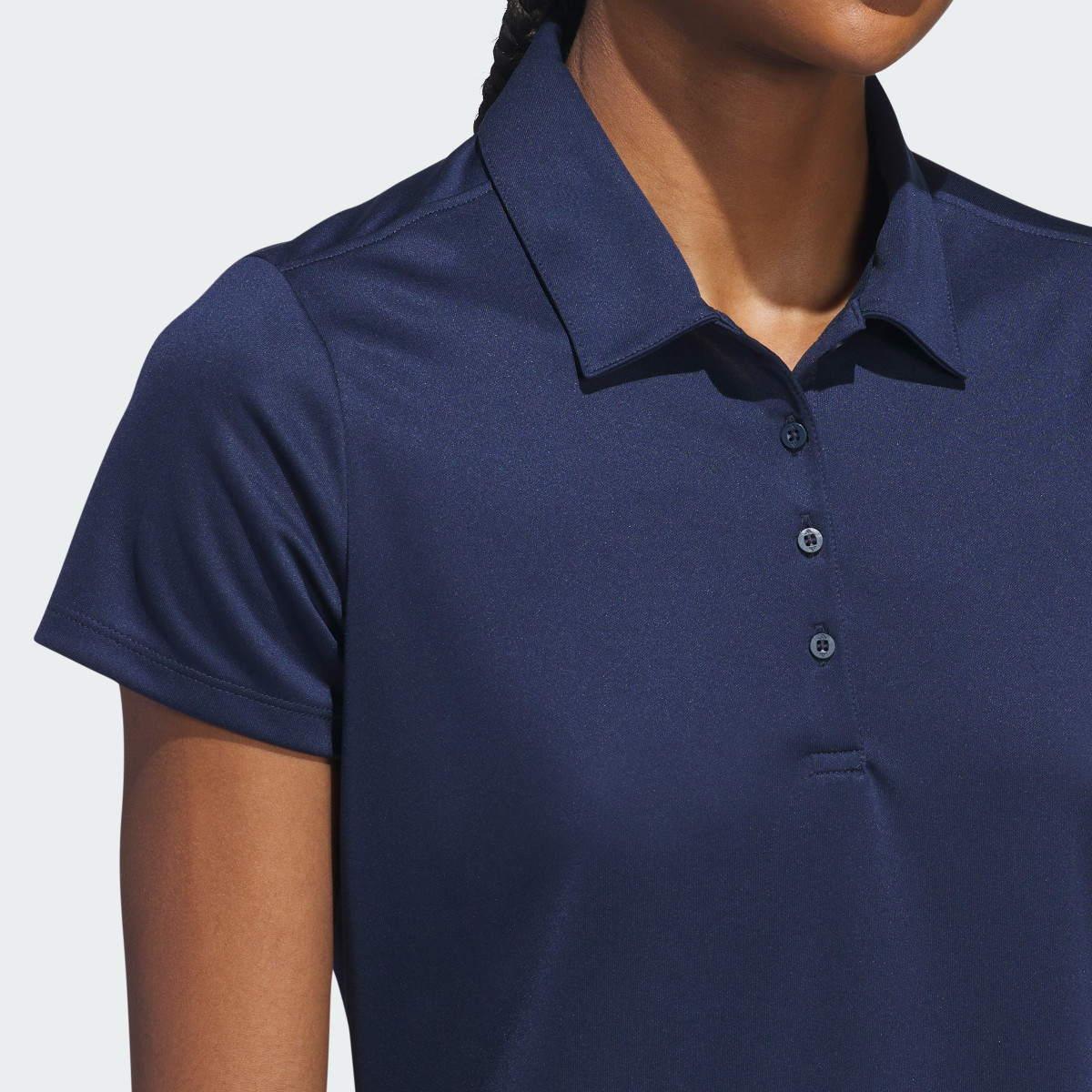 Adidas Women's Solid Performance Short Sleeve Polo Shirt. 6