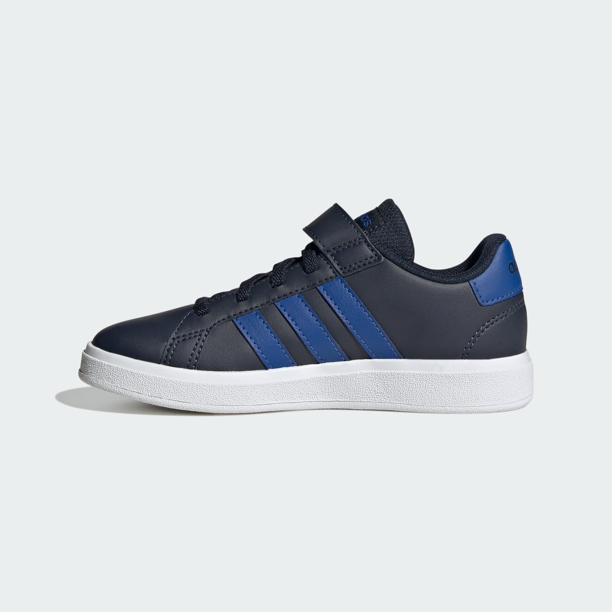 Adidas Grand Court Court Elastic Lace and Top Strap Shoes. 7