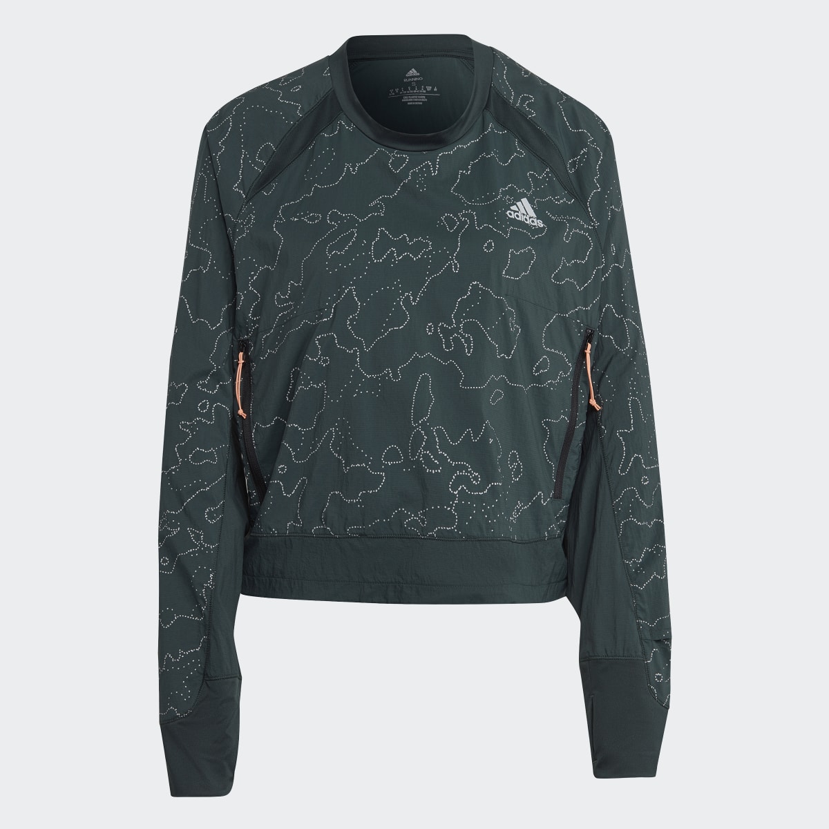 Adidas Giacca da running X-City Crewneck. 5