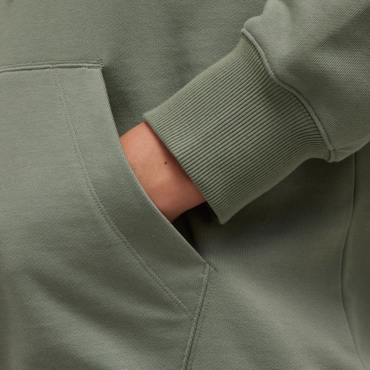 Adidas Sweat-shirt à capuche ras-du-cou en coton bio Y-3. 7