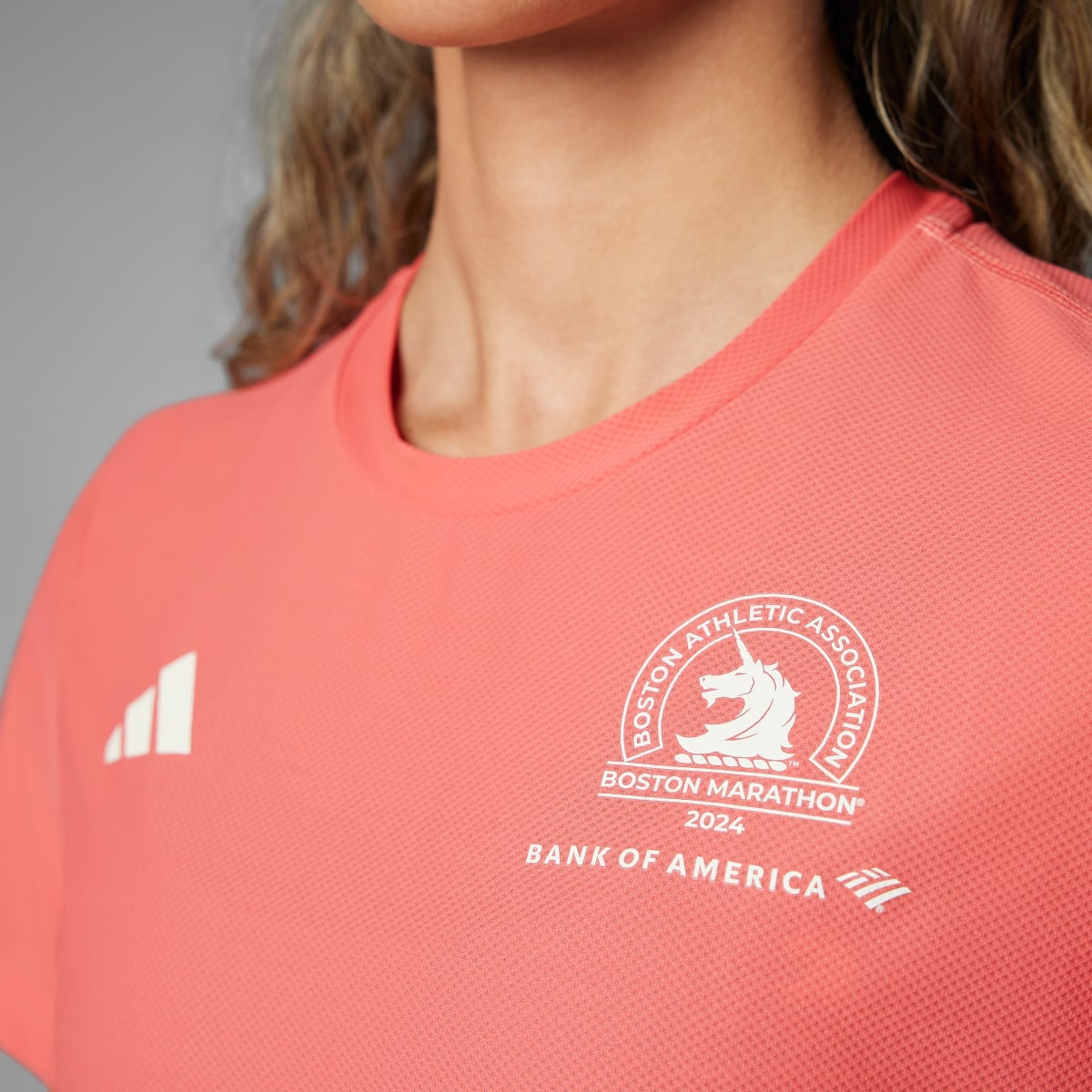 Adidas Boston Marathon 2024 Own the Run Tee. 4