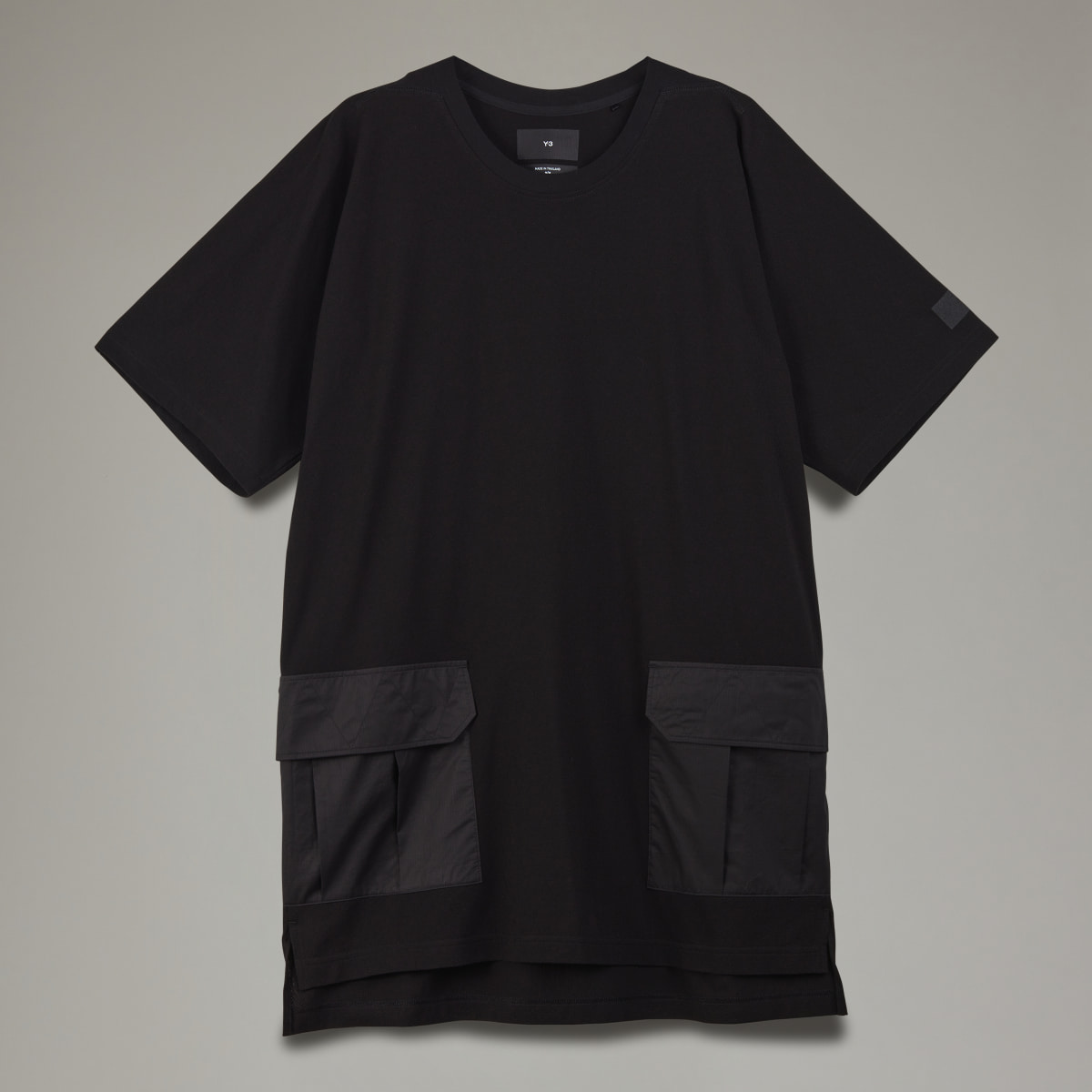 Adidas Y-3 Crepe Jersey Short Sleeve Pocket T-Shirt. 5