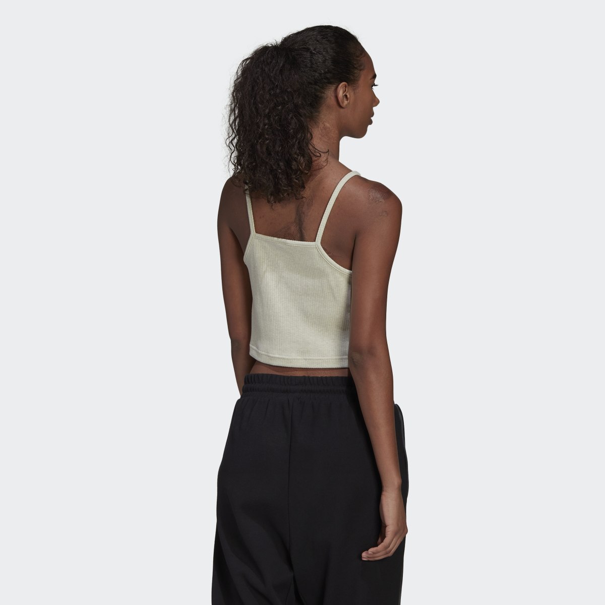 Adidas Studio Lounge Rib Tank Top. 4