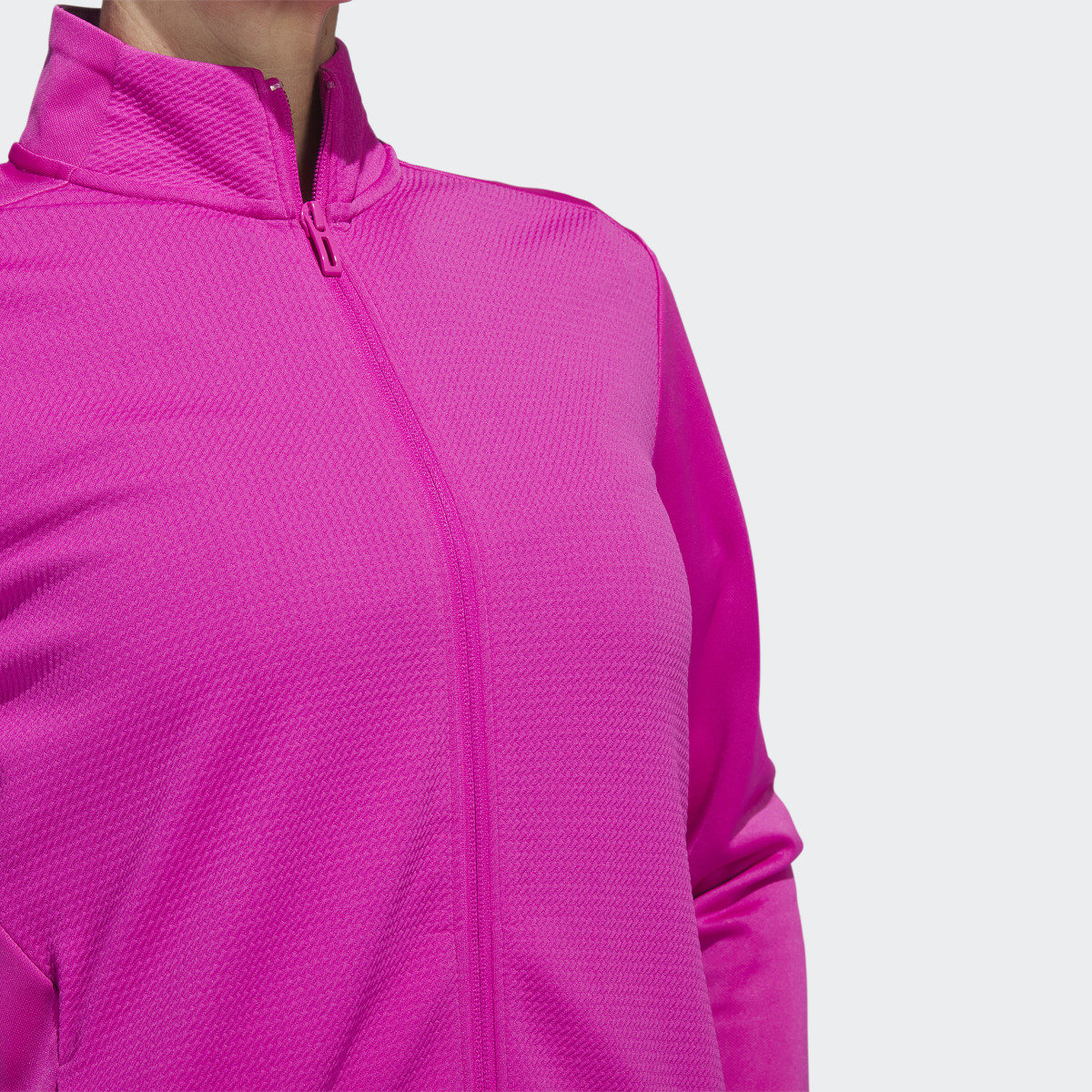 Adidas Textured Full-Zip Golf Jacket. 7