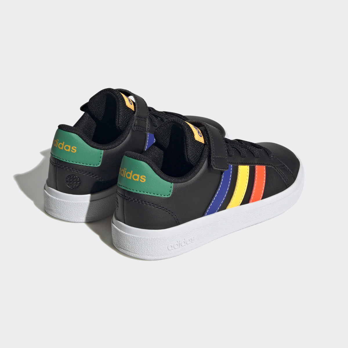 Adidas Scarpe Grand Court Elastic Lace and Top Strap. 6