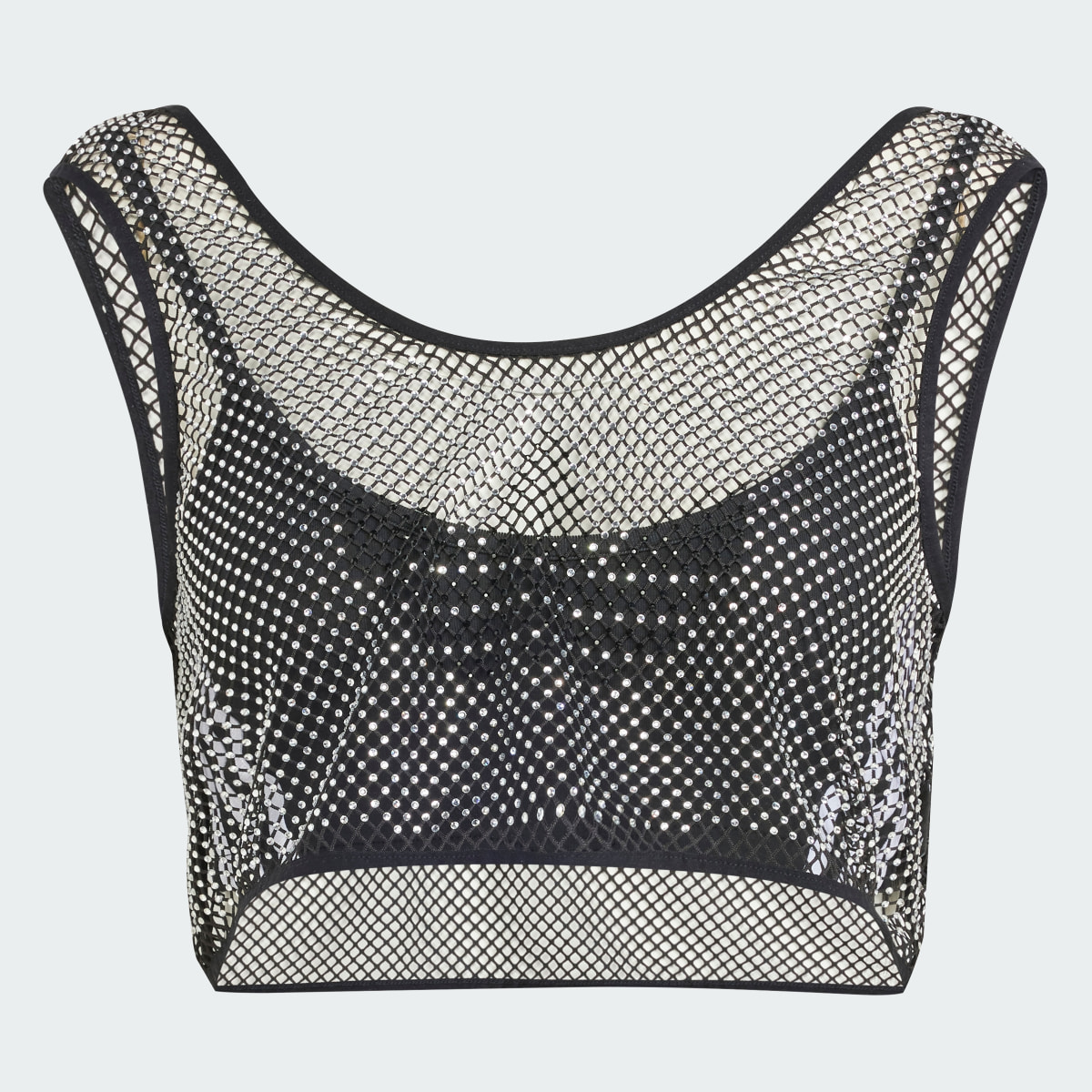 Adidas Adilenium Rhinestone Crop-Top. 6