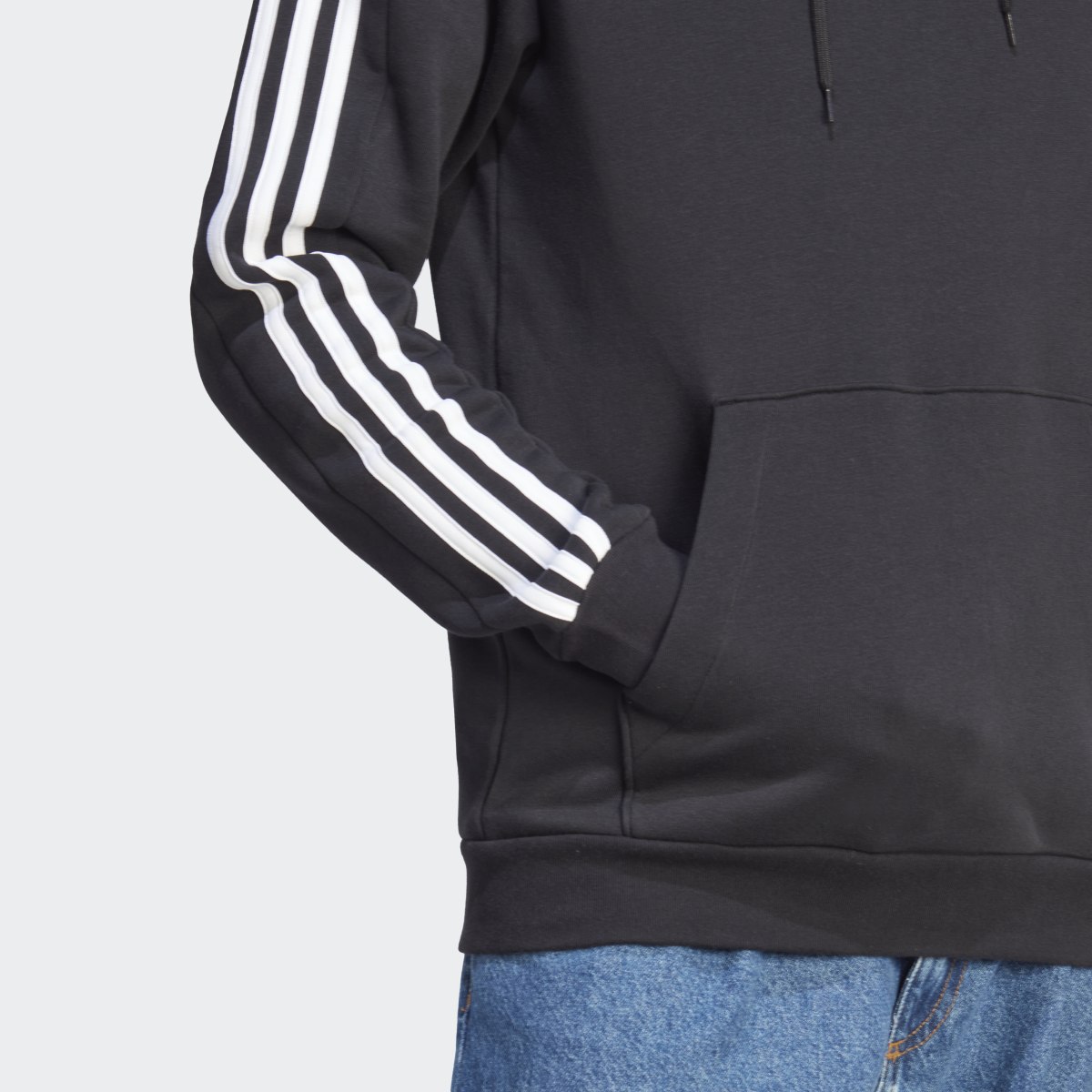 Adidas Essentials Fleece 3-Stripes Hoodie. 7